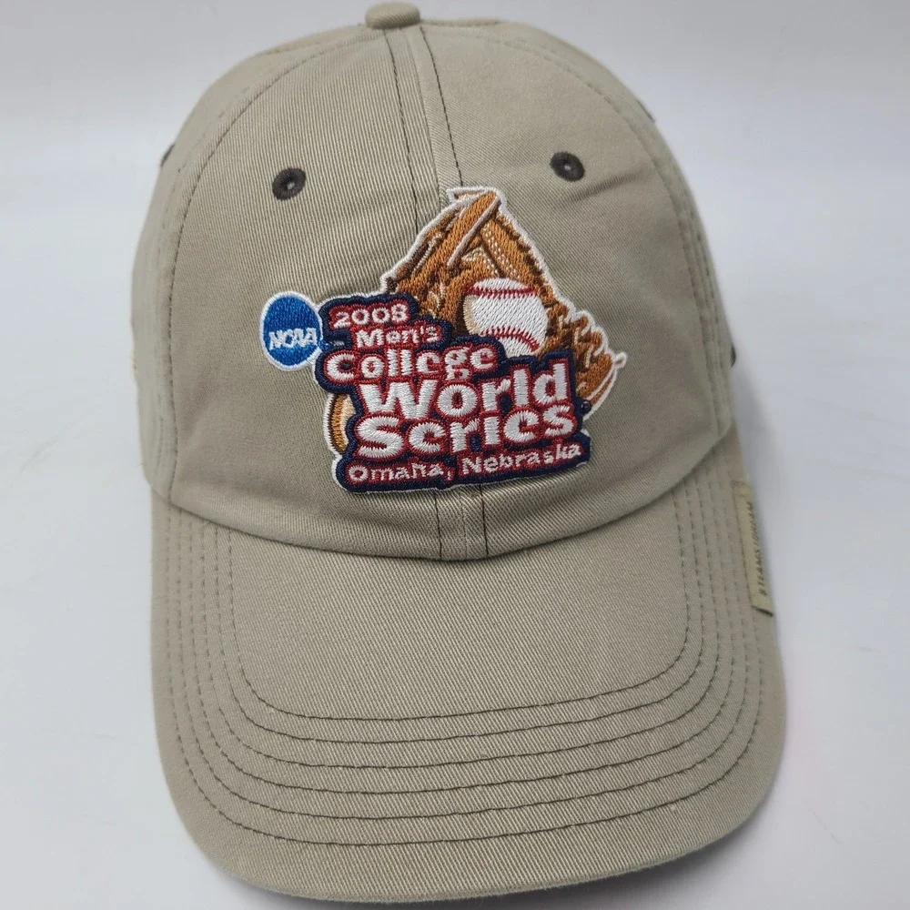 LSU Tigers Hat Nike Strapback‎ 2008 College World Series Beige Men NCAA Baseball